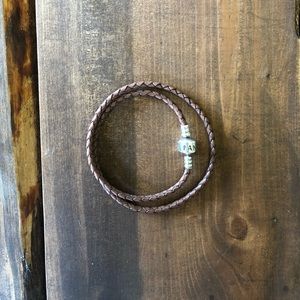 Pandora leather bracelet